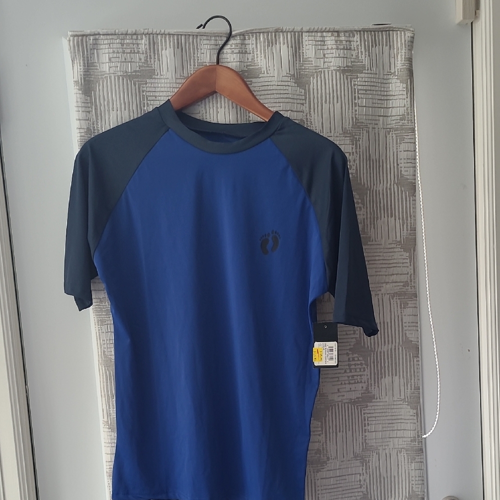 Mens Hang Ten Blue Rashguard